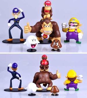 Set De Figuras De Mario Bros 6 Piezas Combo Kit Coleccion