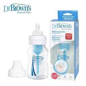 Set De Tetero Individual Dr Browns Boca Ancha 10oz/300ml