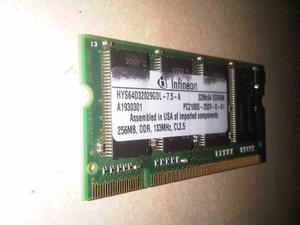 Tarjeta De Memoria Ram De 256mb 200pin Pcmh Infineon