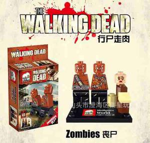 The Walking Dead Zombies Compatible Con Lego 4,5 Cms En Caja