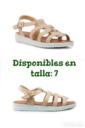 Sandalias Casuales Top Moda Con Suela De Goma