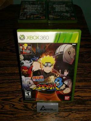 Juego Xbox 360 Naruto Shippuden Storm 3