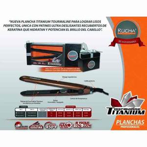 Plancha De Cabello Rucha Titaniun Tourmalina- 450°f