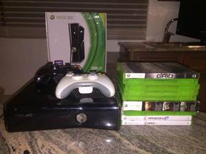 Xbox 360 Slim 250gb+juegos Original+control Extra+audífonos