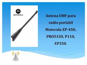 Antenas Uhf Y Vhf Para Radio Ep450, Pro, Ep350 Y P110