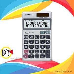 Calculadora De Bolsillo Casio 10 Dígitos Sl315tv