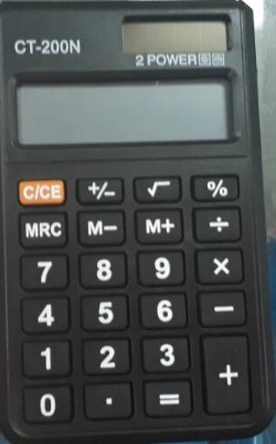 Calculadora De Bolsillo Ct-200 N 8 Digitos 2 Power