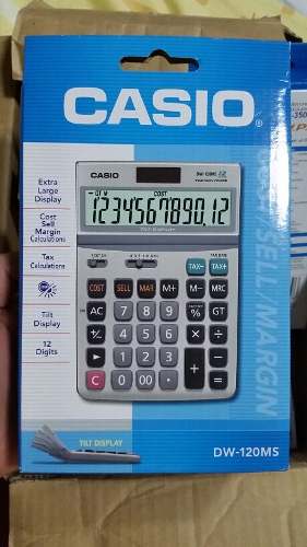 Calculadora De Escritorio Casio Dx120ms, 100% Original.