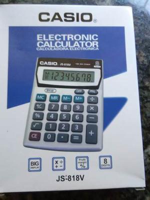 Calculadora De Mesa Casio Js-818v
