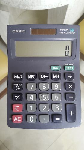 Calculadora Marca Casio Modelo Ms-20tb