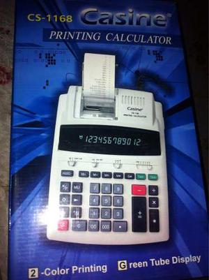 Calculadoras Con Impresora Casine Mod  Nuevas.