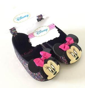 Disney Minnie Mouse Zapatos De Bebe Niña Varias Tallas