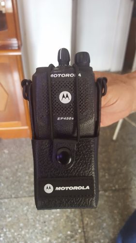Estuches De Cuero Para Radios Ep450 Motorola Originales
