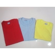Franelas Amarillo, Azul Y Rojo Para Niños