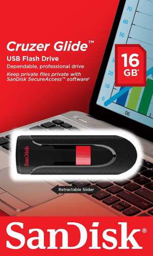 Pendrive Sandisk Flash Cruzer Glide 16 Gb Usb 2.0