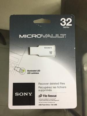 Pendrive Sony 32gb Microvault Led