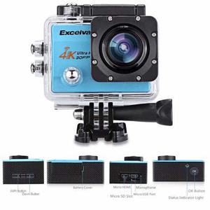 Camara Deportiva Go Pro 16mp 4k Ultra Hd Wifi 2 Pulgadas +