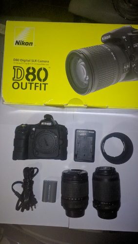 Camara Nikon D80 Outfit (para Repuesto O Reparar)