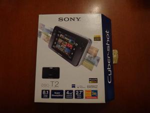 Cámara Digital Sony T2 8.1 Mega Pixel Color Negro