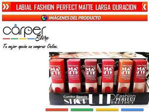 Labial Fashion Perfect Matte Larga Duracion