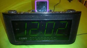 Reloj Despertador Con Radio Fm Y Conexión Para I Pod