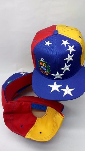 Gorras Venezuela 100% Nacionalista Tricolor Planas /curvas