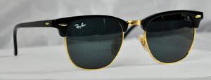 Lentes Ray-ban Clubmaster  Negro 100% Originales