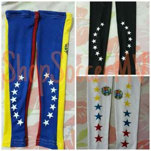 Mangas De Venezuela Tricolor Estrellas Y Escudo