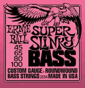 Set Cuerdas Ernie Ball  Super Slinky  Para Bajo