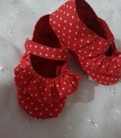 Zapatos Para Niñas Bebes Hechos De Tela. Hecho En Venezuela