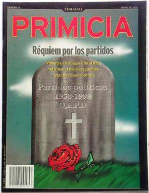 Interesante Revista Primicia Número 10 Enero 