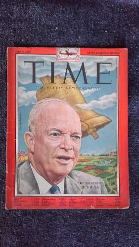 Presidente Eisenhower Time Newsmagazine 