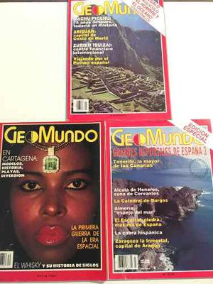 Vendo 3 Revistas Geomundo