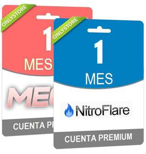 Cuentas Premium Mega Y Nitroflare 30 Dias Envio Inmediato