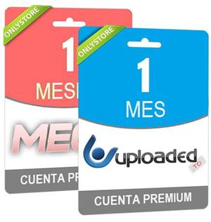 Cuentas Premium Mega Y Uploaded 30 Dias Envio Inmediato