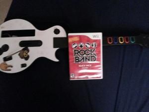 Guitarra De Guitar Hero Wii + Rock Rand Track Pack