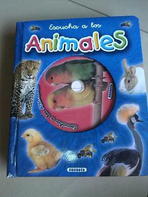 Libro Para Bebé Con Cd, Escucha A Los Animales Susaeta