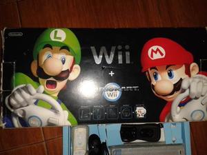 Nintendo Wii Mario Kart Negro