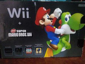 Wii Edicion New Super Mario Chipeado Con Lector Samsung