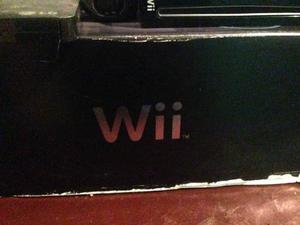 Wii Negro Chipeado Con Un Control Y Juegos