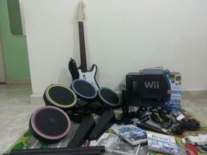 Wii + Rock Band + Guitarra