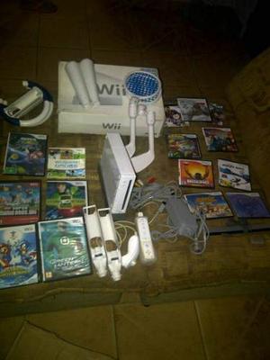 Wii Usado En Buen Estado Con Todo Lo Que Se Ve Negociable