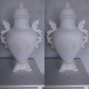 Bizcochos De Ceramica Anfora Grande 62 Cm