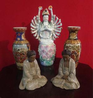 Buda Colección Porcelana, Bodhisattva Guan Yin, Hotei