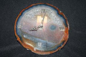 Clock Reloj Piedra Semipreciosa Geoda