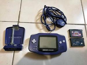 Game Boy Advance + 2 Juegos + Cable Link + Linterna