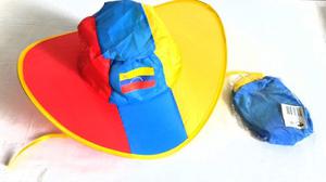 Gorra Sombreros Venezuela Impermeable Ligero Doblan En Bolso