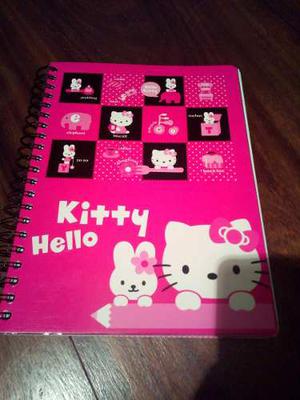 Libreta Grande 6 Materias Hello Kitty