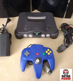 Nintendo 64 Con Cables Y 1 Control