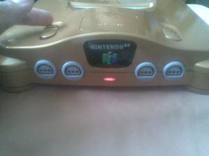 Nintendo 64 Dorado Pintado